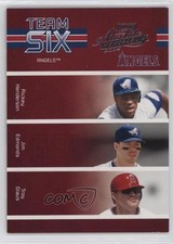 2005 Playoff Absolute Memorabilia Team Six Rickey Henderson Jim Edmonds HOF 1k3