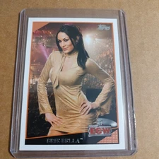 BRIE BELLA 2009 TOPPS WWE #77 RC ROOKIE HOF WRESTLING 