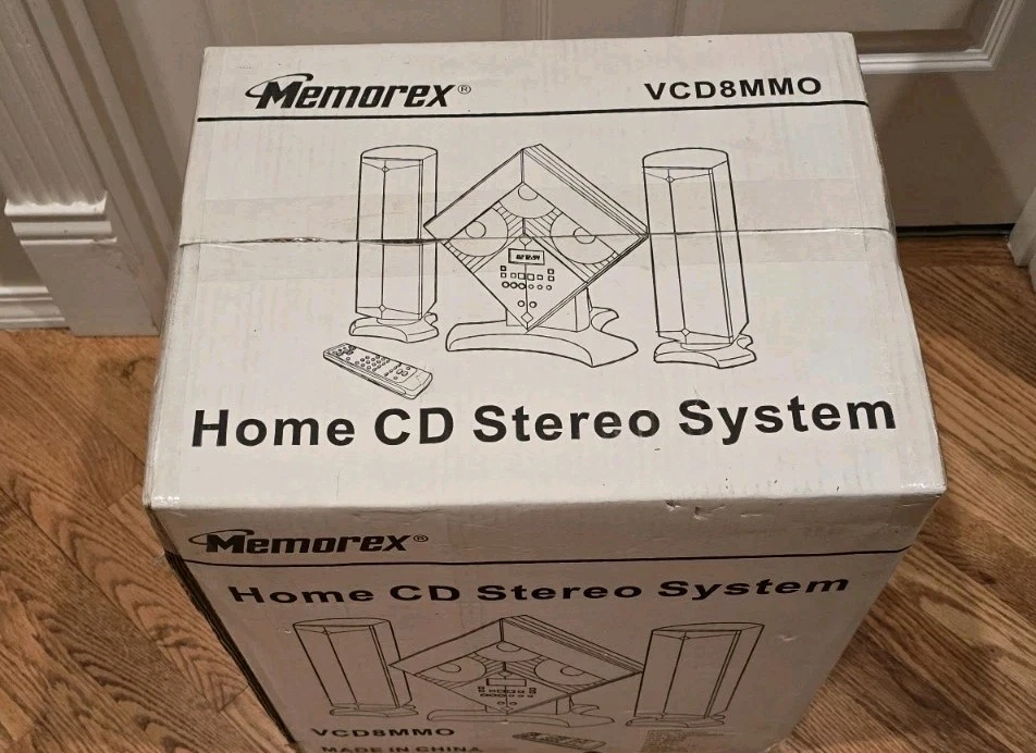 NUEVO Memorex VCD8MMO Home CD Sistema Estéreo Reproductor 3 Discos Radio Set Modelo VCD8MM0 Foto 2 de 3