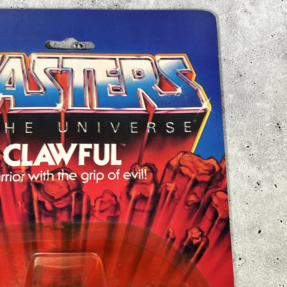 Tarjeta sellada vintage MOTU Clawful MOC He-Man Masters of the Universe Mattel 1984 Foto 3 de 4