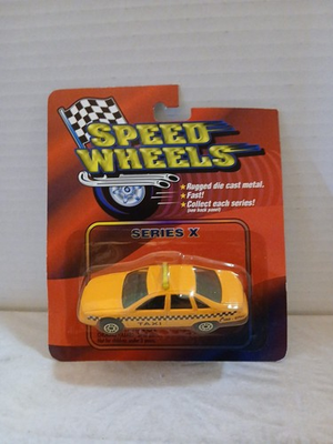#ad SPEED WHEELS Series 1995 CHEVY CAPRICE TAXI CAB 1 64 Scale Diecast Model $16.99