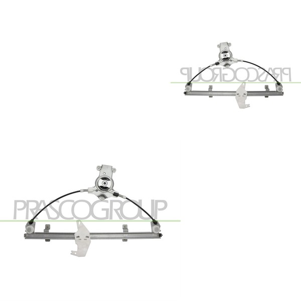 Prasco 2X Fensterheber Elektrisch Vorne Links Rechts FüR Nissan Almera II N16-image