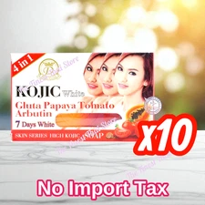 Kojic Gluta Papaya Tomato Arbutin Soap by D-ne Gold Natural Soap 160g x 10 Pcs