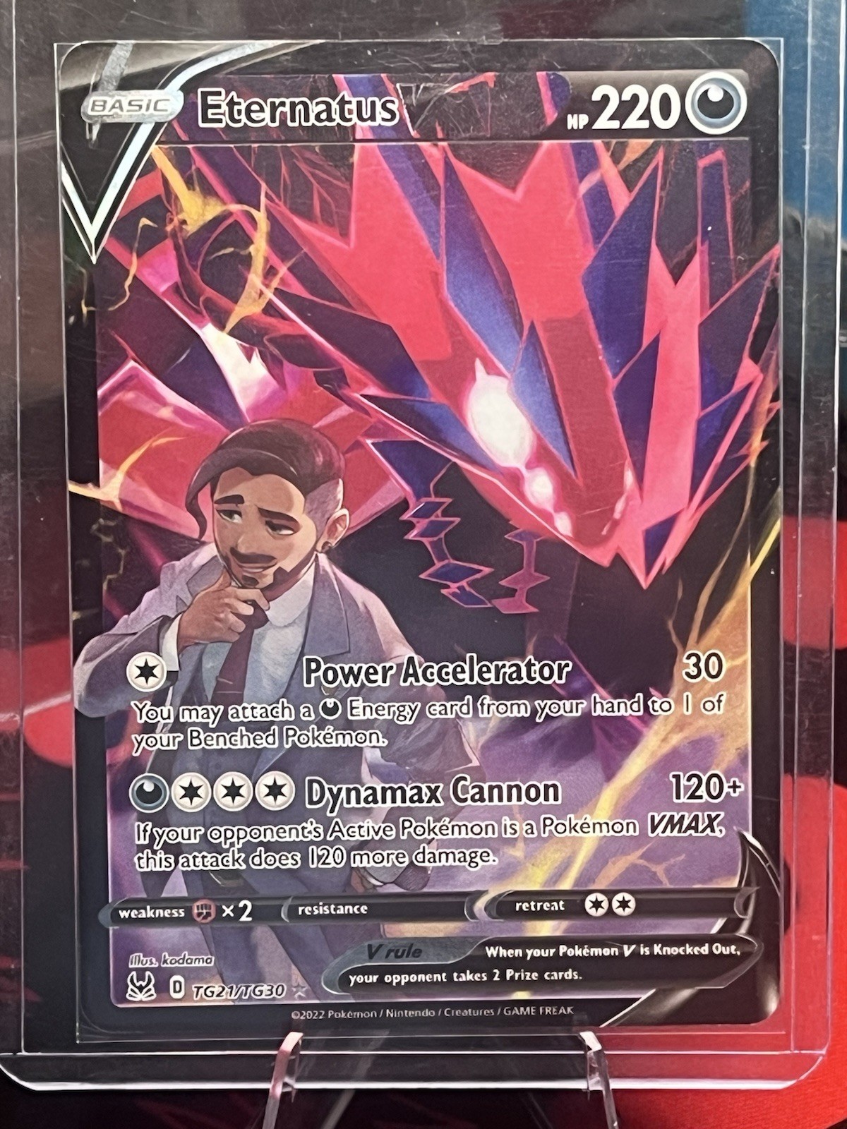 Eternatus v TG21/TG30 Swsh11: Lost Origin Trainer Gallery Holo