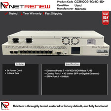 CCR1009-7G-1C-1S Mikrotik Cloud Core Router