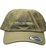 Yupoong Retired and Ready Strap Back hat cap