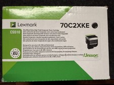 Lexmark 70C2XKE CS510 Genuine Toner Black Extra High Yield 8000 pages Sealed