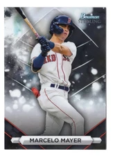Marcelo Mayer 2023 Bowman Sterling Baseball Prospects #BSP-58 Boston Red Sox