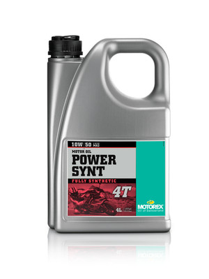 1 Bottle Motorex 10W-50 Power Synt Synthetic 4T Engine Oil Street Bike 4L