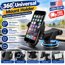 360  Universal Mount Holder Car Stand Windshield For Mobile Cell Phone GPS .....