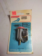 Champ Service Line 7-938 Auxiliary Power Outlet 6 or 12 Volt NEW Sealed