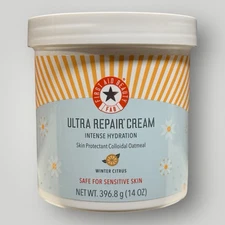 First Aid Beauty Ultra Repair Cream Winter Citrus Scent 14oz Sealed EXP 07/2026
