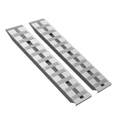 Pair For 60''X12" Aluminum Ramps 6000 LBS Truck Car Auto Trailer Ramps Hook End
