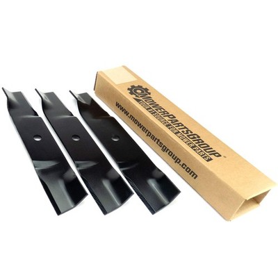 MowerPartsGroup (3) Blades Compatible with Cub Cadet Z-Force 48'' Black
