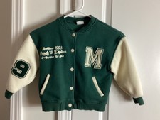 CHILD'S BASEBALL STYLE JACKET. MANHATTAN NEW YORK, SIZE 6