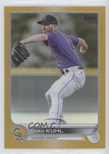2022 Topps Update Gold Foil Chad Kuhl #US71 bp9