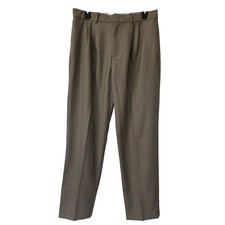 Madewell Double Pleated Trousers Wool Blend Mens 34 Brown NWT $178 NW543
