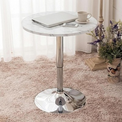 Bar Table Adjustable Height Swivel 360 Degrees Round Tall Cpunter Height Pub