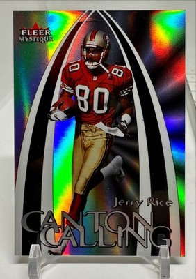 2000 Mystique Canton Calling Jerry Rice HOF San Francisco 49ers