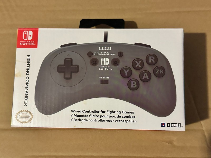 Hori Fighting Commander controller for Nintendo Switch & PC. Open box. New
