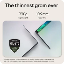 LG 15.6" Laptop 16 GB RAM 1TB Intel® Core™ Ultra 7 Windows 11 Home - Neptune - Image 3 of 4