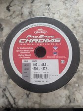 New Berkley ProSpec Chrome Premium Saltwater Braid Line 1500 yd 100 White .027"