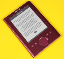 Sony Portable Reader System Model PRS-300  E-reader - Red