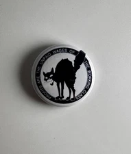 Sabo Cat Tabby IWW 1" Button S048B Badge Pin