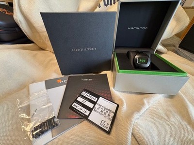 HAMILTON PSR Matrix Resurrections Limited Schwarz Digital Uhrenbox Garantie JPN
