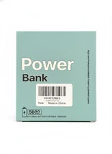 5000mAh Power Bank MP5 Grey - Portable Charger with 2A Fast Charging