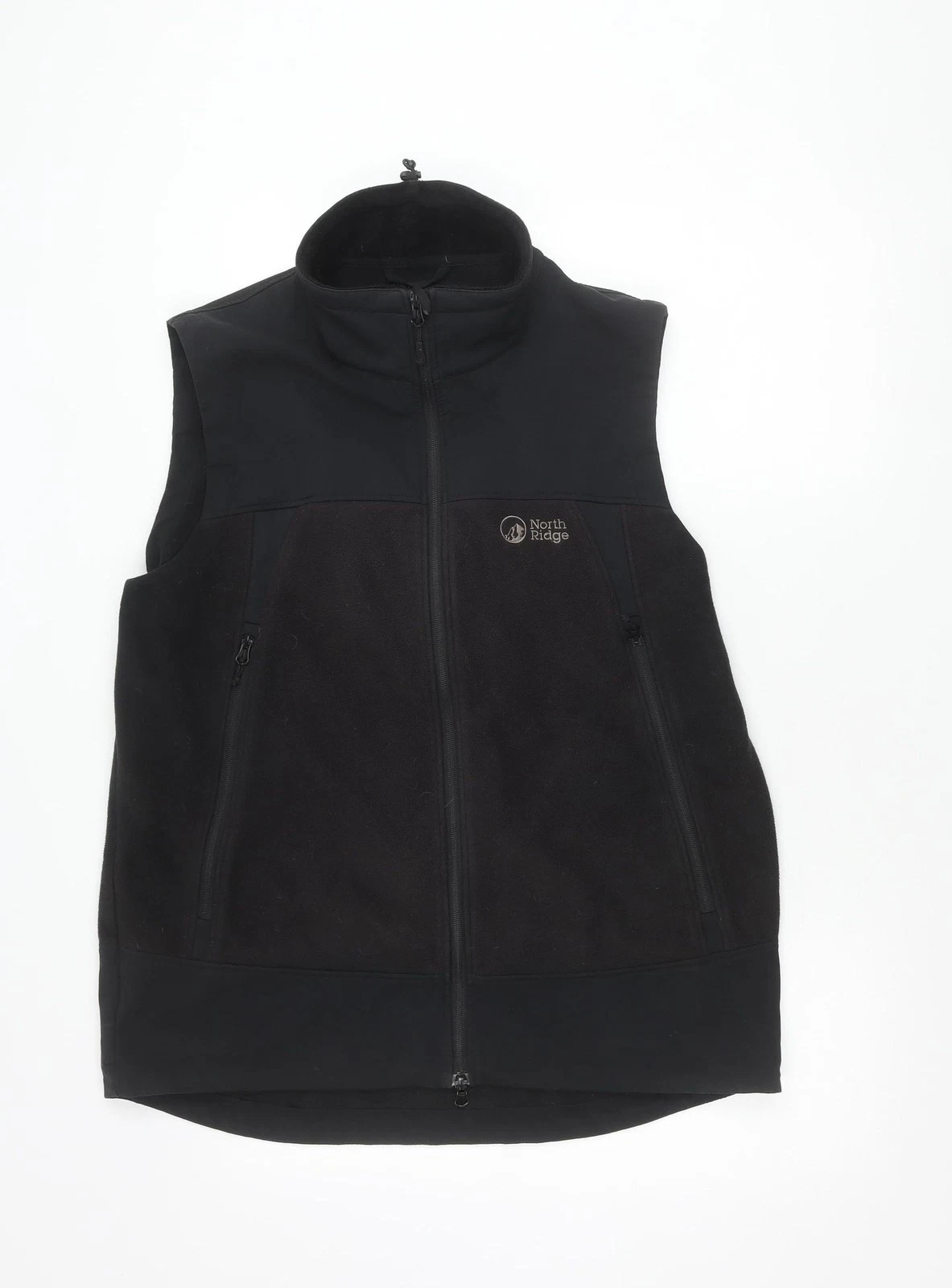 North Ridge Men’s Black XL Waistcoat Bodywarmer Outdoor Fleece Vest