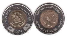 Sint Maarten - 1 Gulden 2025 UNC bimetall