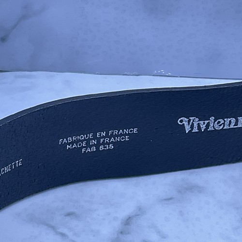 Vintage Vivienne Westwood Super Rare 2000s Enamel VW Shield Belt.Made n France. - Picture 5 of 24