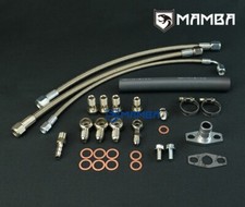 Mamba Turbo Oil Water Line Kit For Nissan Rb20det Rb25det W Garrett Gtx3076r