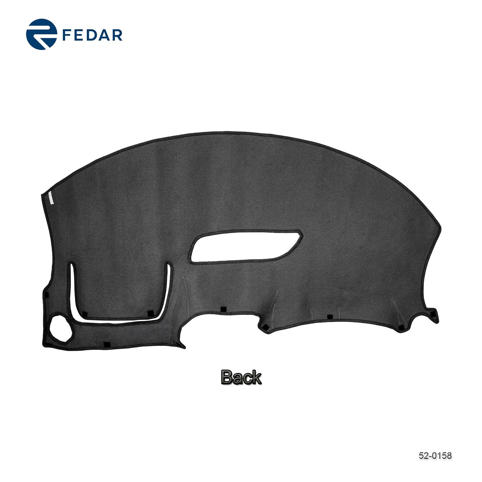 Black Dash Pad Carpet Cover Black Dash Cover Mat For Pontiac Firebird Trans Am (1982-1992) - Carpet Finish, USA Made 1988 Camaro Dash - Foto 10