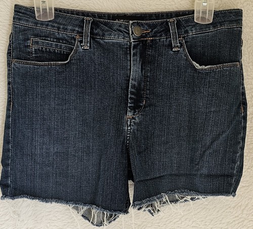 Lee Platinum Label Womens Shorts Size 14P 14 Petite Blue Jeans - Picture 7 of 24