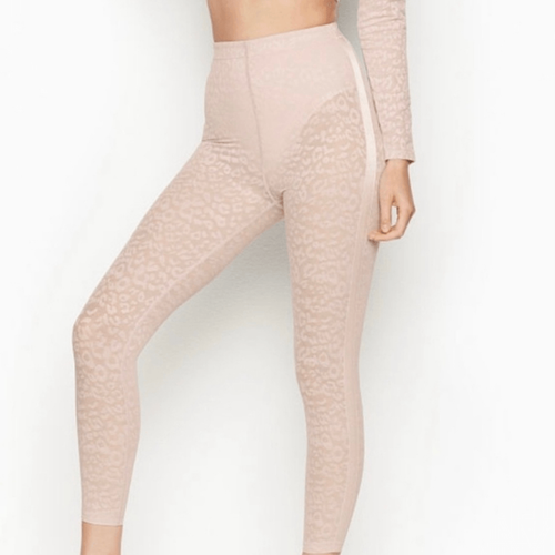 Victoria's Secret Medium High Rise Mesh Performance Leggings - 第 3/11 張圖片