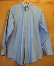 Brooks Brothers Men's Long Sleeve Shirt Size 16-34 Blue