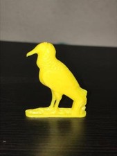 Cracker Jack Vulture "Alphabet Animal" - 1950s Stand Up. Yellow Plastic