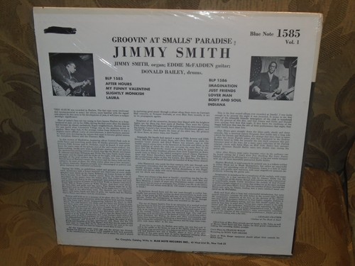 Jimmy Smith Groovin at Smalls Paradise Blue Note 1585 Vol.1 SEALED MINT - Picture 2 of 2