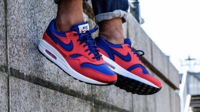 NIKE AIR MAX 1 SE SPIDER MAN PIN WHEEL. UNIVERSITY RED/DEEP ROYAL BLUE  \u0026amp; WHITE | eBay