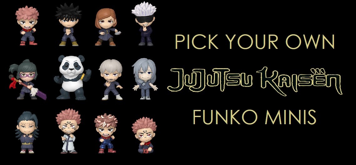 Funko Mystery Mini - Jujutsu Kaisen - 1 of 12 To Collect - Styles Vary- Minifigura de Vinilo Coleccionable - Idea de Regalo - Mercancia Oficial - Juguetes para Niños y Adultos - Anime Fans Funko Mystery Mini - Jujutsu Kaisen - 1 of 12 To Collect - Styles Vary- Minifigura de Vinilo Coleccionable - Idea de Regalo - Mercancia Oficial - Juguetes para Niños y Adultos - Anime Fans