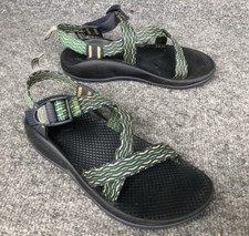 Chaco Women  s 5 Adjustable Slingback Sports Athletic Hiking Sandals Green