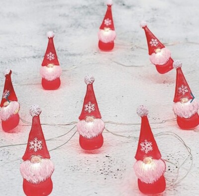 gnome string lights