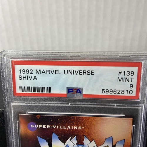 1992 Impel Marvel Universe Shiva Card #139 PSA Graded 9 Mint - Picture 2 of 6