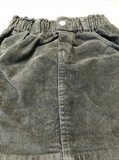 H M Girls Corduroy Green Skirt Sz 6