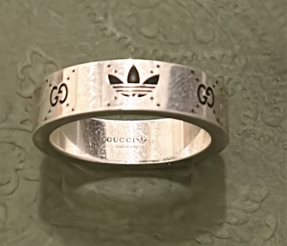 GUCCI×adidas リング　21号 グッチ GUCCI アディダスリング SV ジュエリー | 中古ブランド
