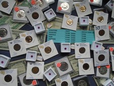 Estate lot Sale US Coins  SILVER GOLD, COINS,RUBIES- 10 PC. LOTS-INVEST NOW