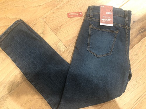 NWT Arizona Jean Co Crop/ankle Length Denim, Junior Girls Size 14 - Picture 4 of 4