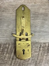 Vintage Antique Old Eagle Trunk Hasp Lock No Key